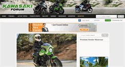 Desktop Screenshot of kawasakiforum.com